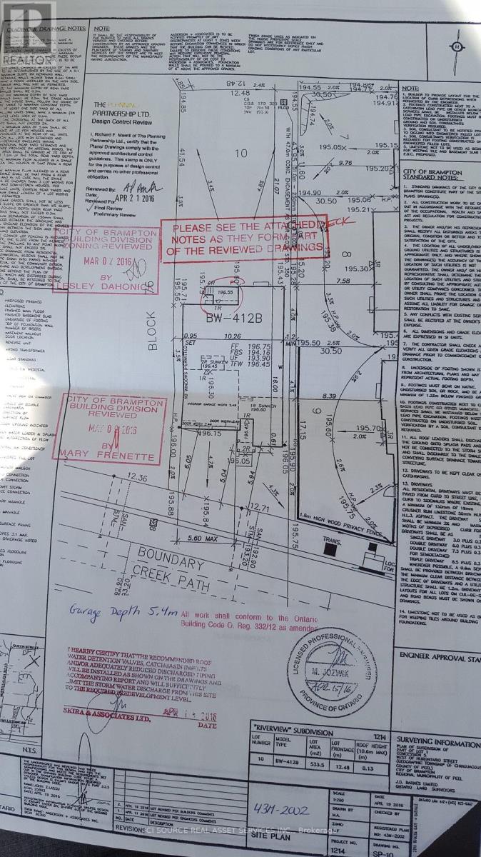 14 Boundary Creek Path, Brampton, Ontario  L6Y 6E1 - Photo 17 - W12908102