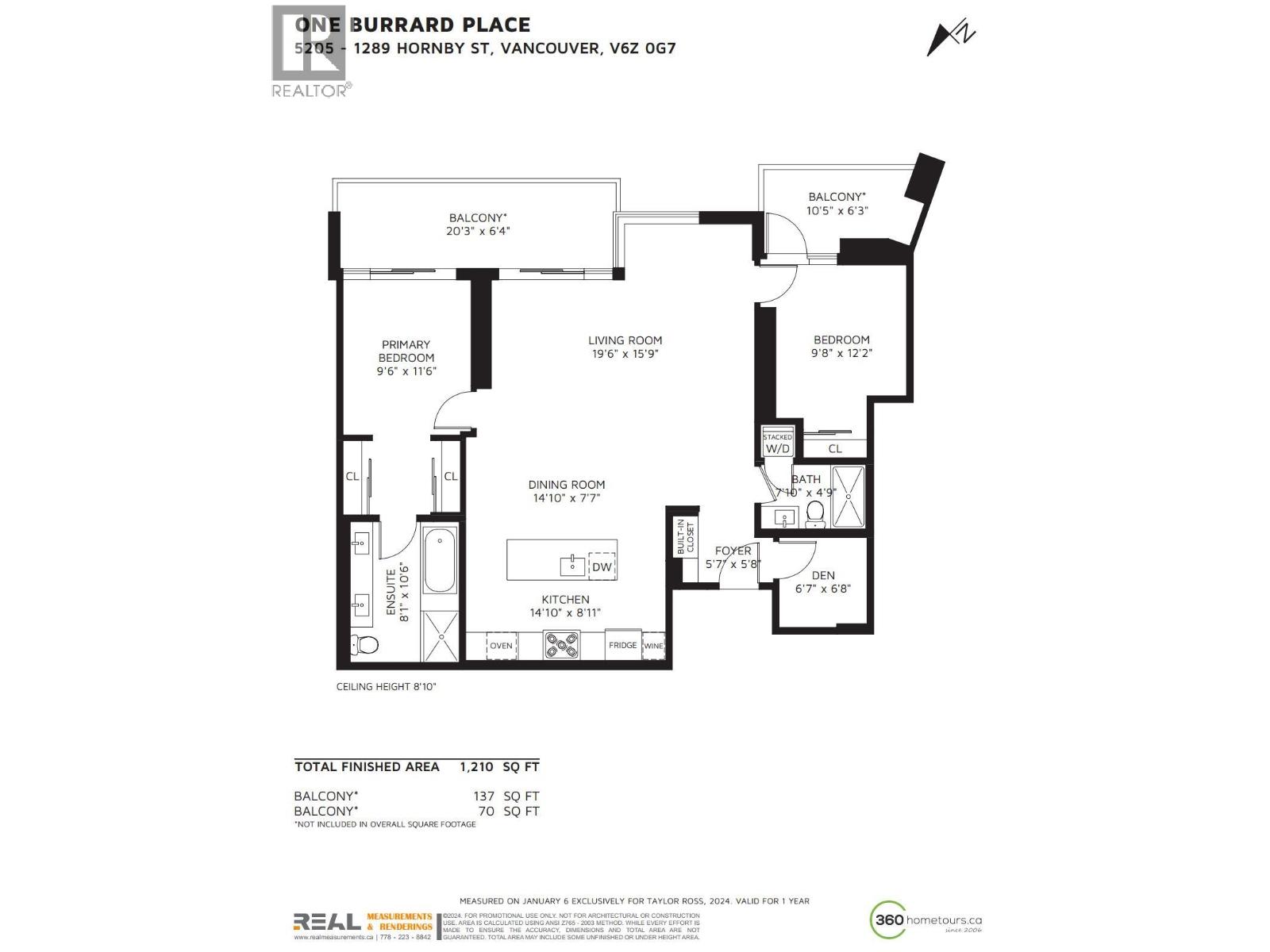 5205 1289 Hornby Street, Vancouver, British Columbia  V6Z 0G7 - Photo 37 - R3089242