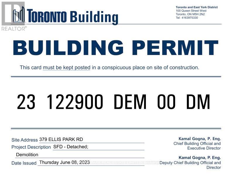 379 Ellis Park Road, Toronto (High Park-Swansea), Ontario  M6S 2V7 - Photo 11 - W12909148