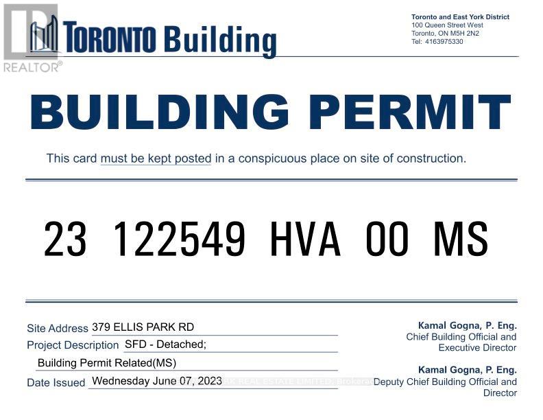 379 Ellis Park Road, Toronto (High Park-Swansea), Ontario  M6S 2V7 - Photo 14 - W12909148