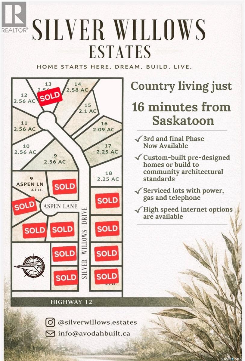 12 Silver Willows Drive, Laird Rm No. 404, Saskatchewan  S0K 1Z0 - Photo 2 - SK031045