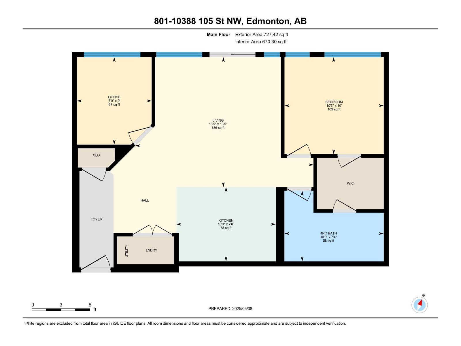 #801 10388 105 St Nw, Edmonton, Alberta  T5J 0C2 - Photo 40 - E4478733