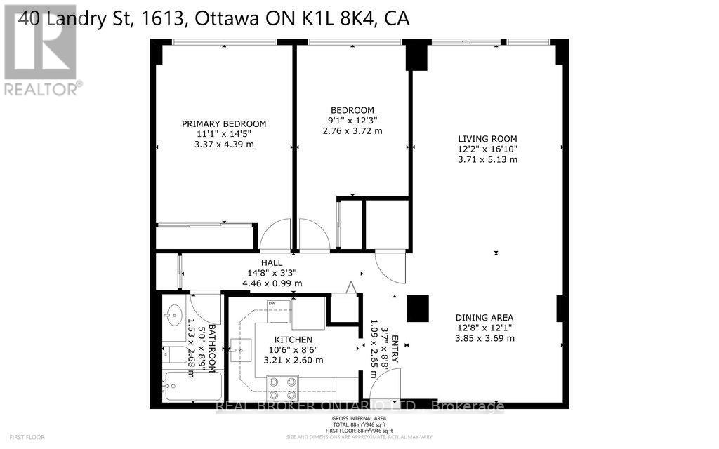 1613 - 40 Landry Street, Ottawa, Ontario  K1L 8K4 - Photo 20 - X12913362