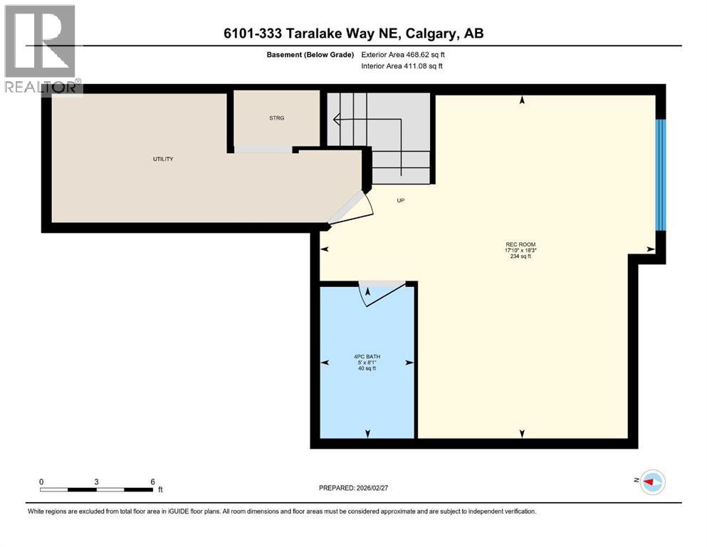 6101, 333 Taralake Way NE, Calgary, Alberta  T3J 0R5 - Photo 35 - A2290154