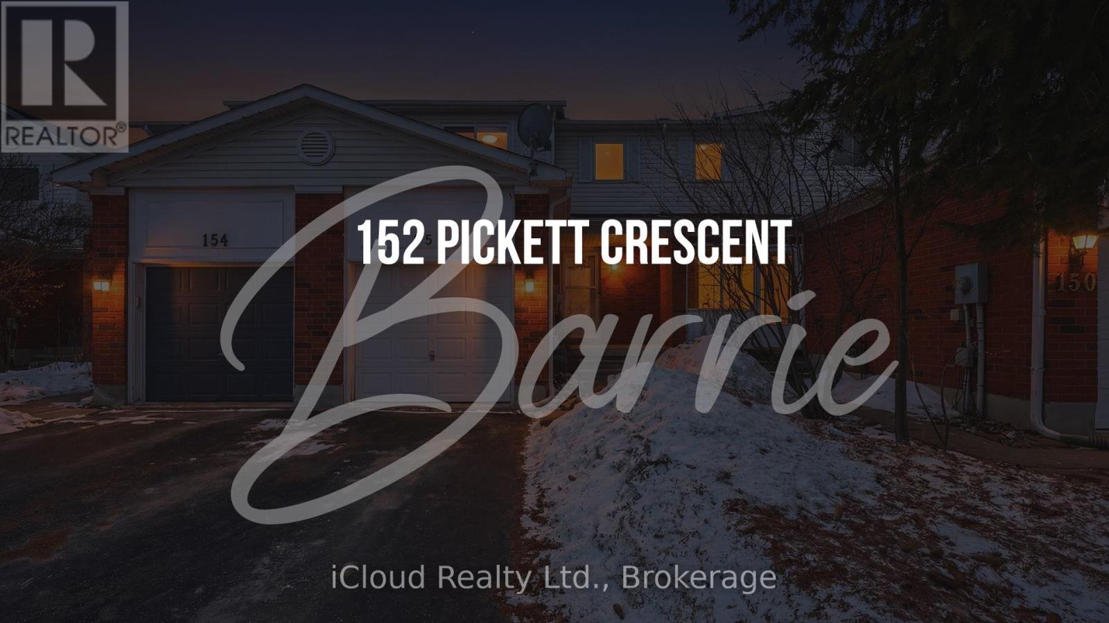 152 PICKETT CRESCENT, Barrie, Ontario