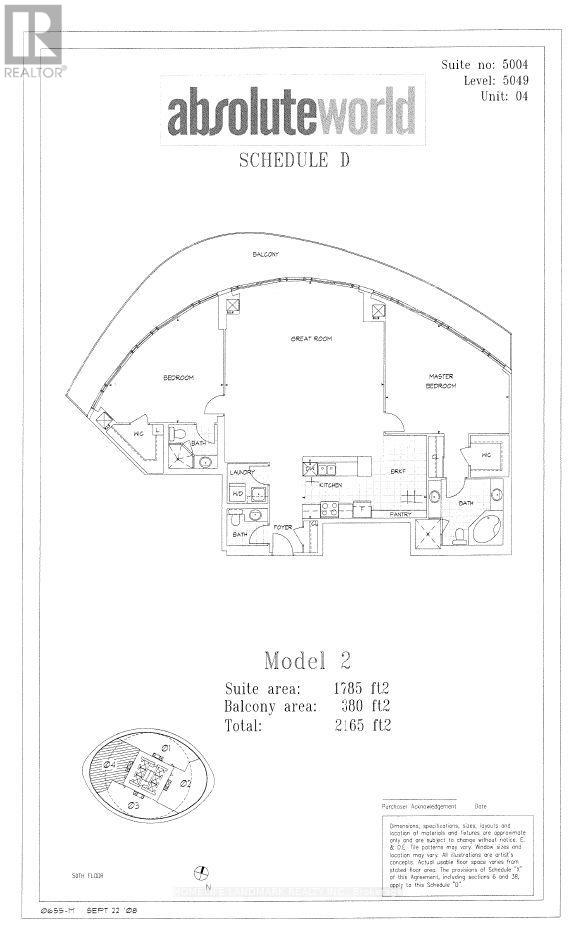 Ph5004 - 50 Absolute Avenue, Mississauga, Ontario  L4Z 0A8 - Photo 24 - W12914856