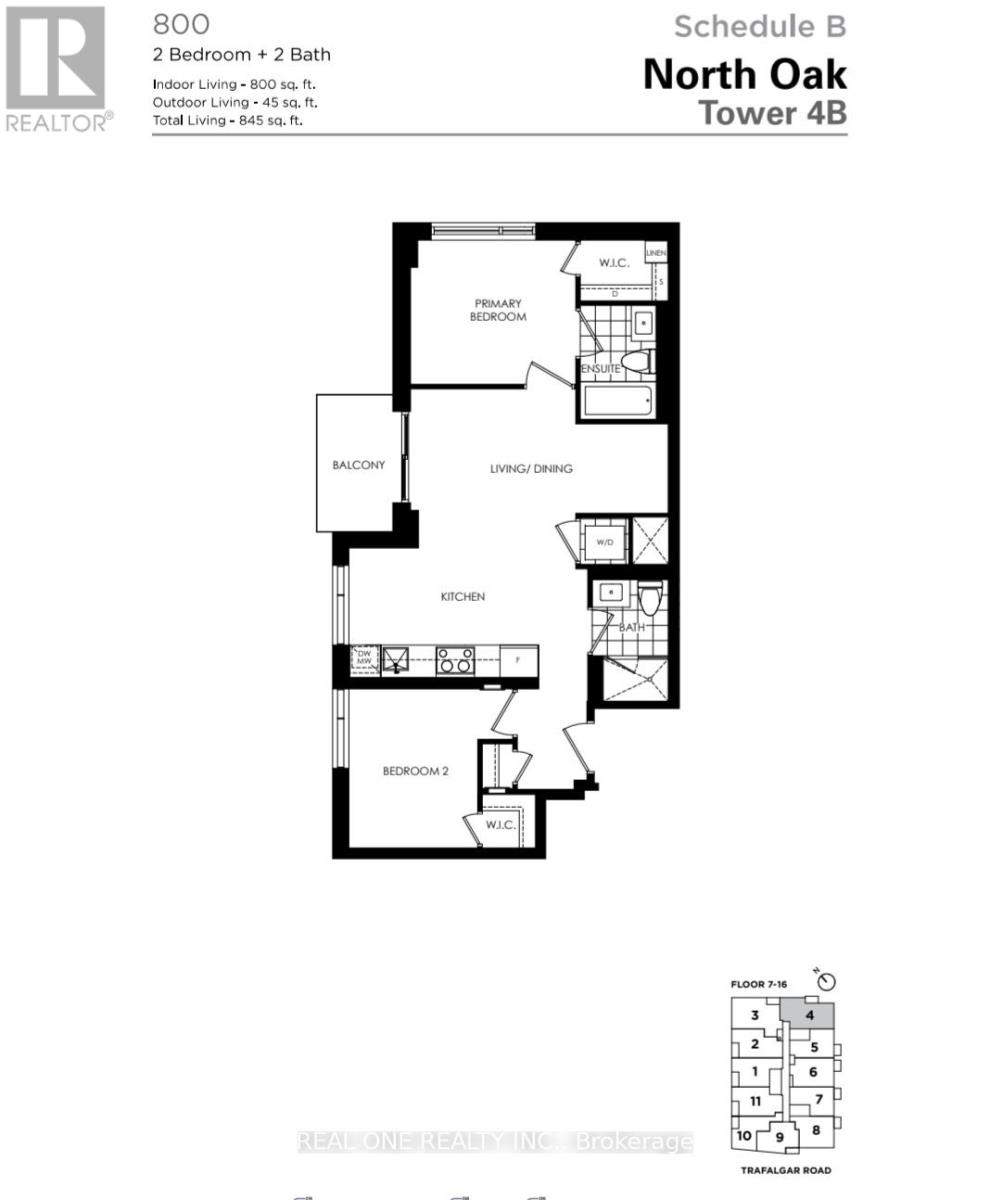 804 - 3071 Trafalgar Road, Oakville, Ontario  L6H 8C6 - Photo 17 - W12917070