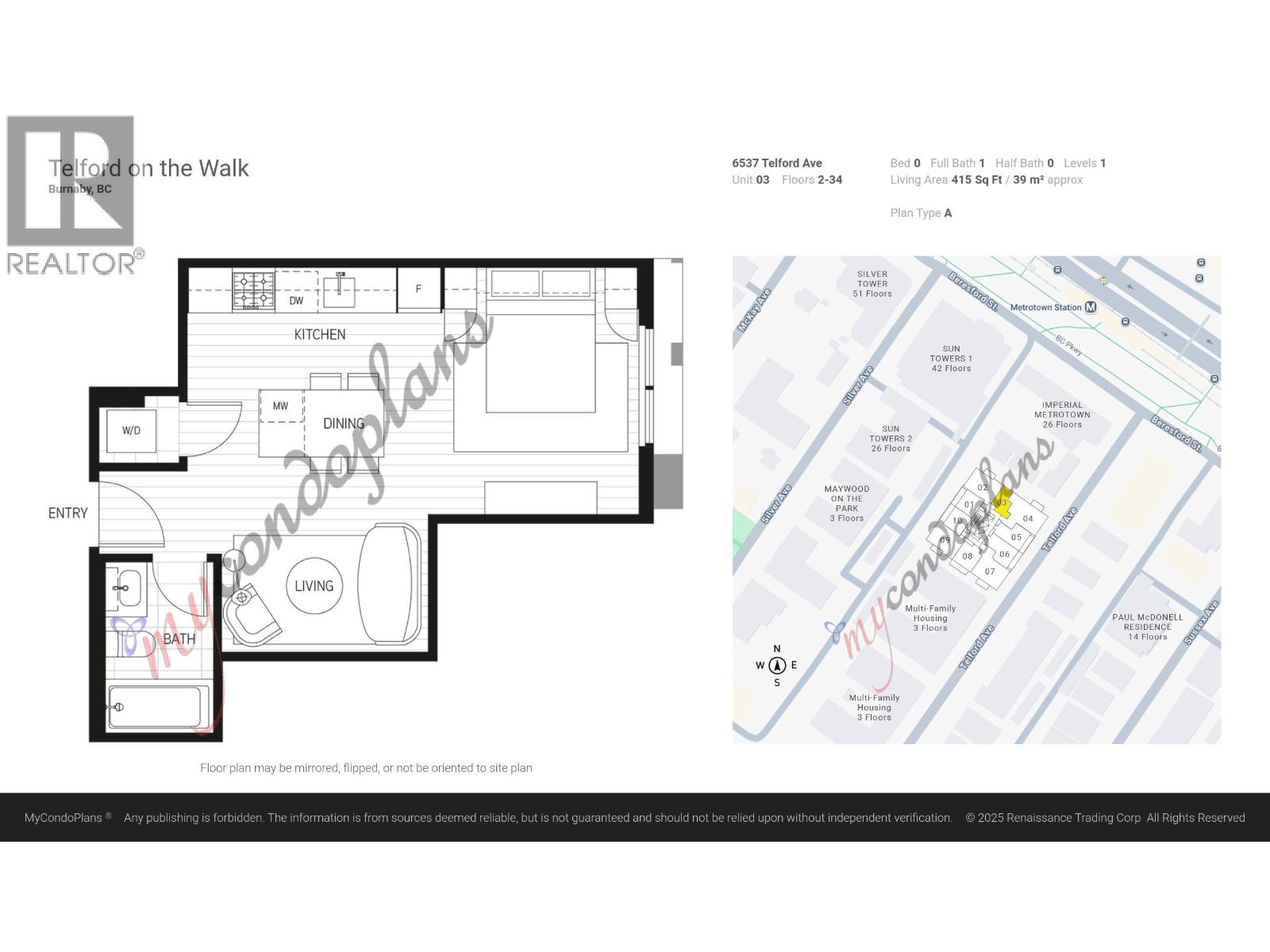 2303 6537 Telford Avenue, Burnaby, British Columbia  V5C 0M1 - Photo 2 - R3086264