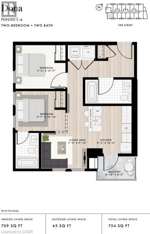 312 Erb Street Unit# 516, Waterloo, Ontario  N2L 0K9 - Photo 2 - 40814531