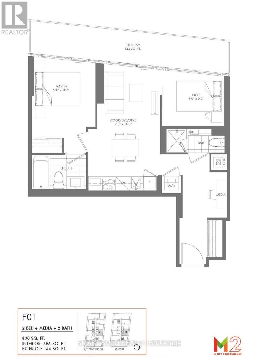 1101 - 3883 Quartz Road, Mississauga, Ontario  L5B 0M4 - Photo 38 - W12918762