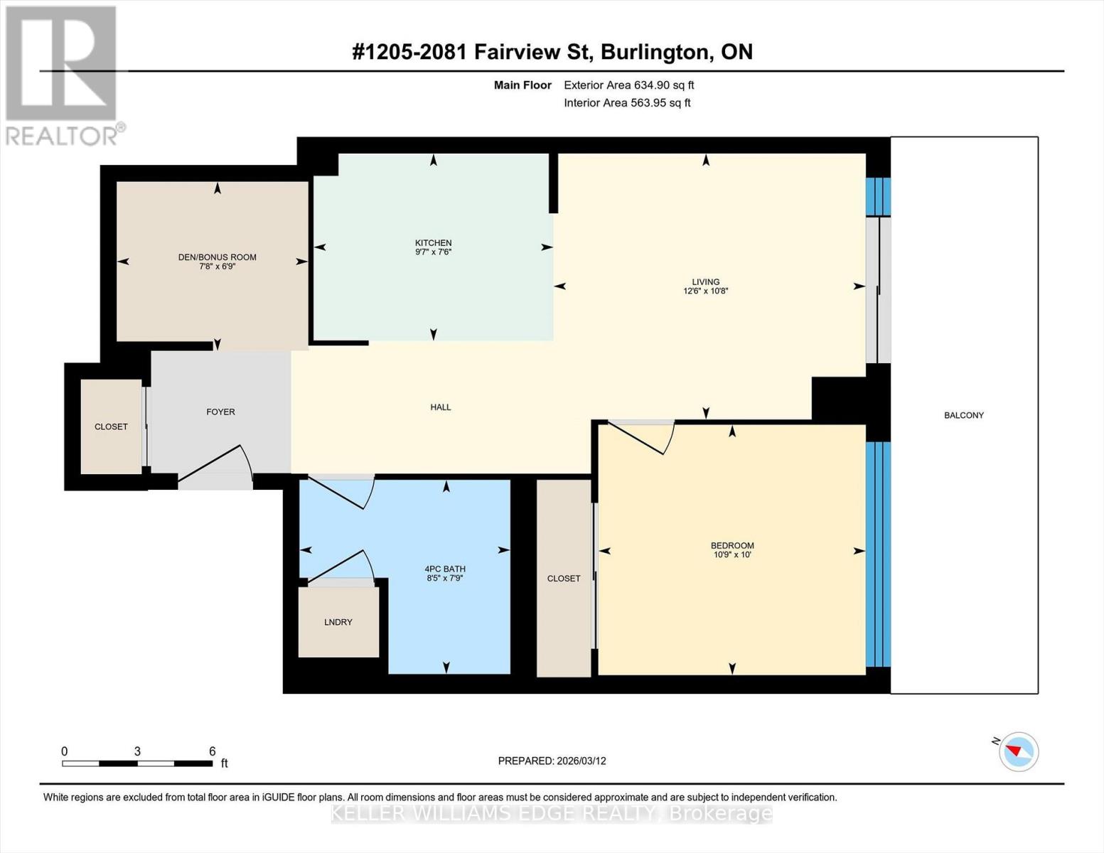 1205 - 2081 Fairview Street, Burlington, Ontario  L7R 0E4 - Photo 46 - W12918772