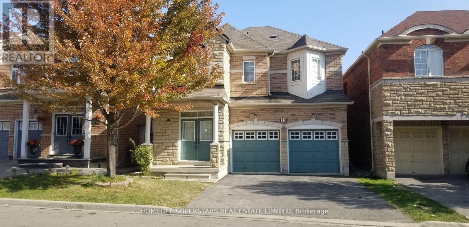 13 GROVER(MAIN & 2ND FLOOR) ROAD, brampton (bram west), Ontario