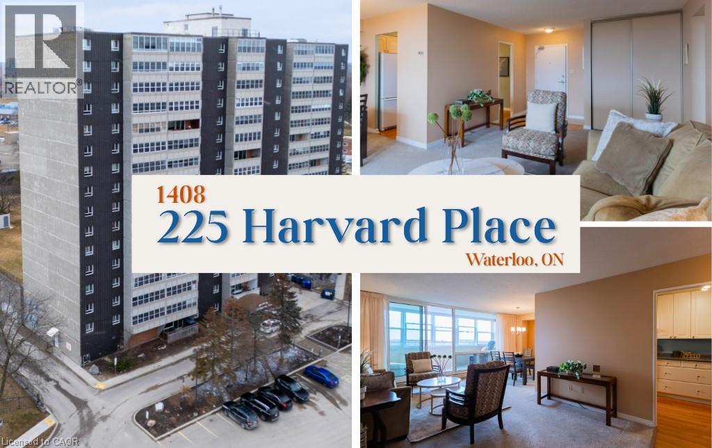 225 Harvard Place Unit# 1408, Waterloo, Ontario  N2J 4H4 - Photo 1 - 40814645