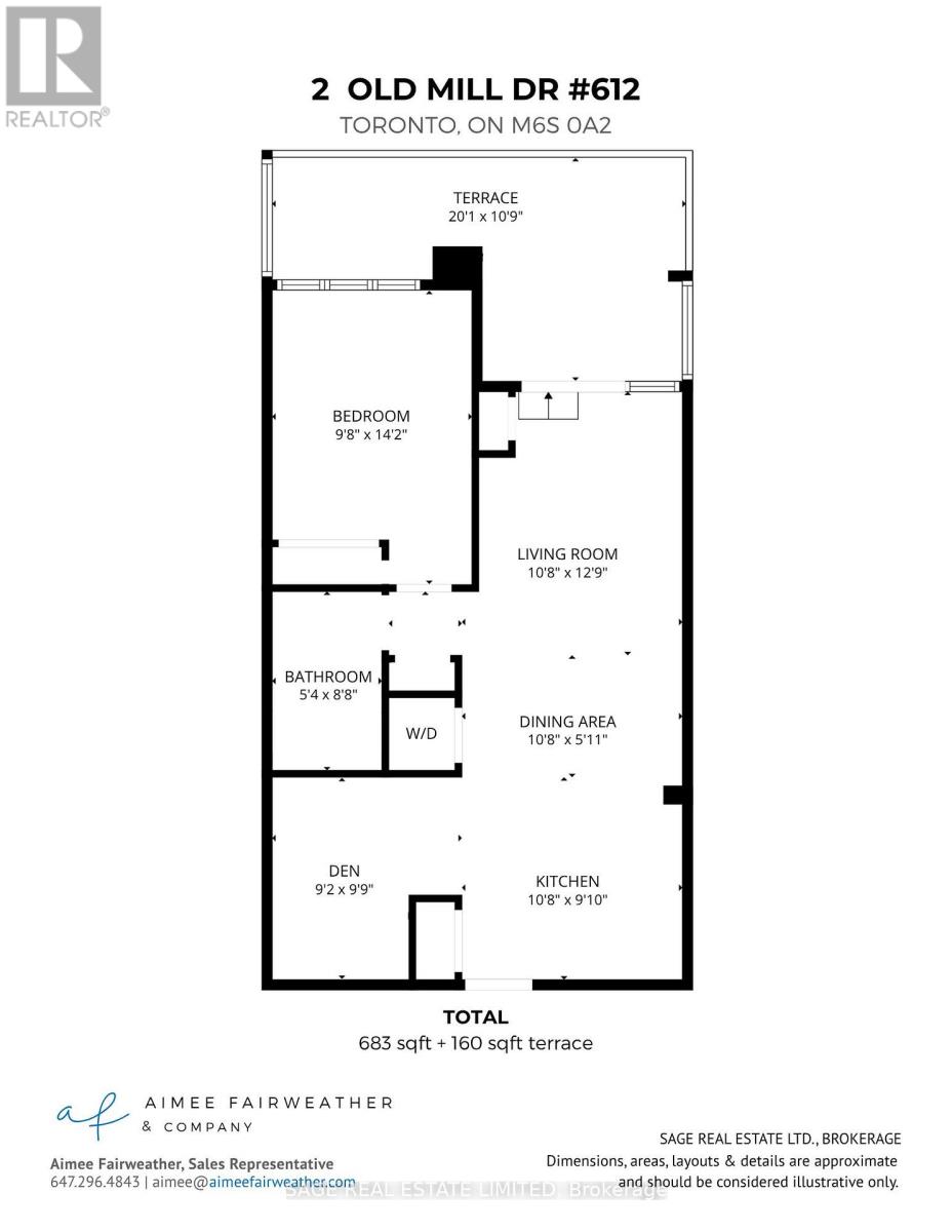 612 - 2 Old Mill Drive, Toronto, Ontario  M6S 0A2 - Photo 32 - W12919498