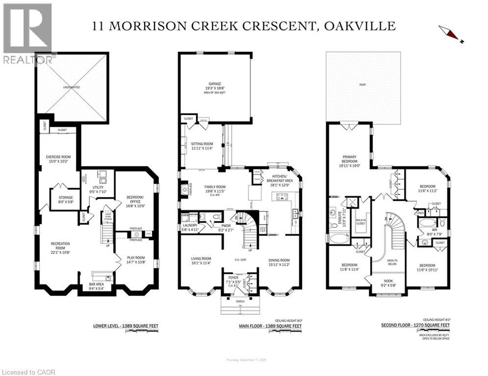 11 Morrison Creek Crescent, Oakville, Ontario  L6H 4C3 - Photo 35 - 40814204