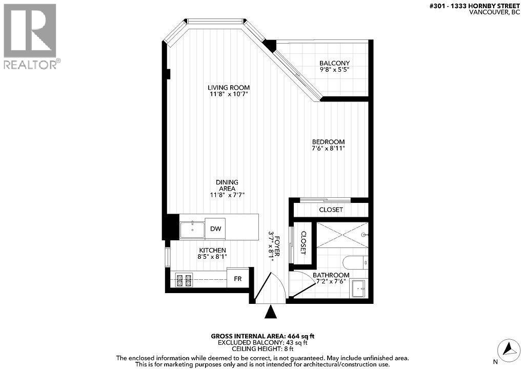 301 1333 Hornby Street, Vancouver, British Columbia  V6Z 2C1 - Photo 27 - R3103647