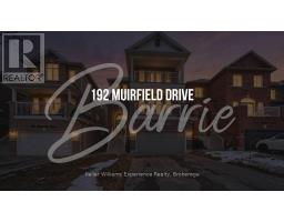 192 MUIRFIELD DRIVE, barrie (ardagh), Ontario