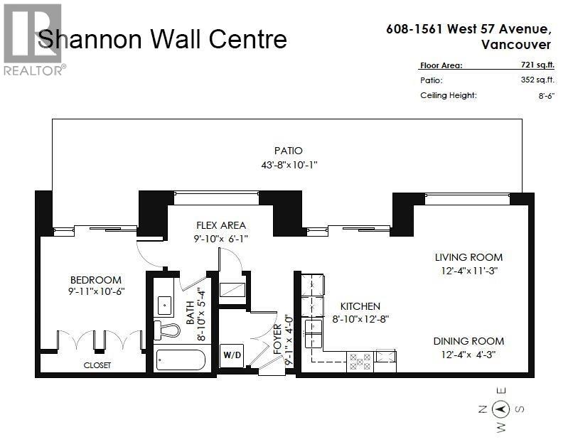 608 1561 W 57th Avenue, Vancouver, British Columbia  V6P 0H5 - Photo 4 - R3103781