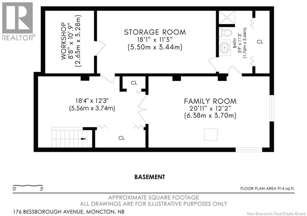 176 Bessborough Avenue, Moncton, New Brunswick  E1E 1R1 - Photo 5 - NB135649