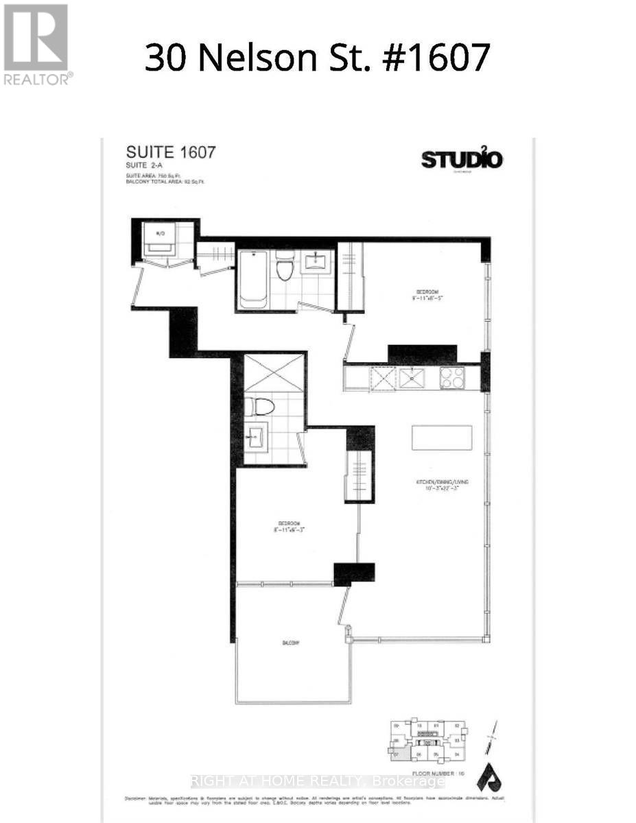 1607 - 30 Nelson Street, Toronto, Ontario  M5V 0H5 - Photo 16 - C12923336