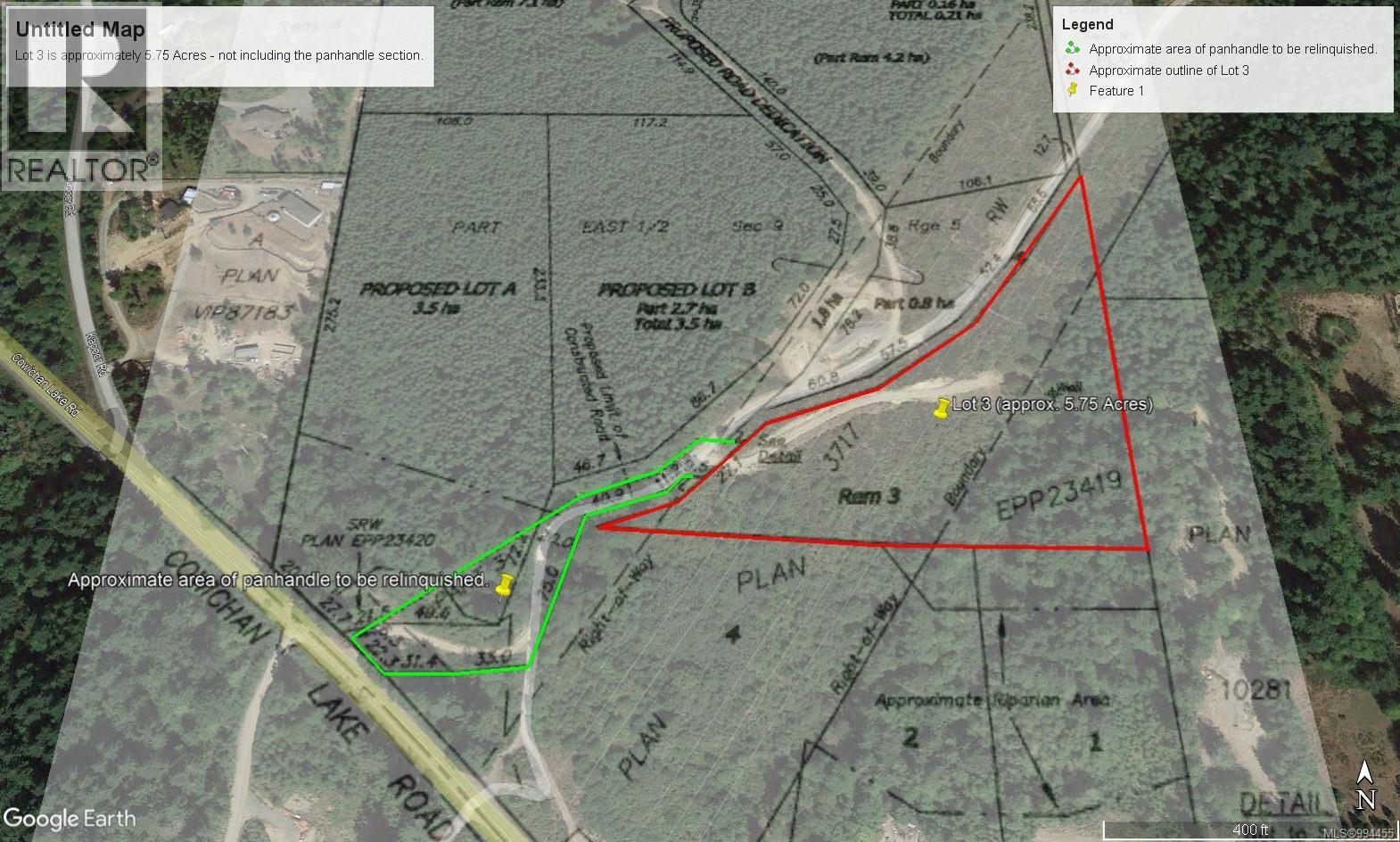 Lot 3 Cowichan Lake Rd, Duncan, British Columbia  V9L 6H3 - Photo 3 - 994455