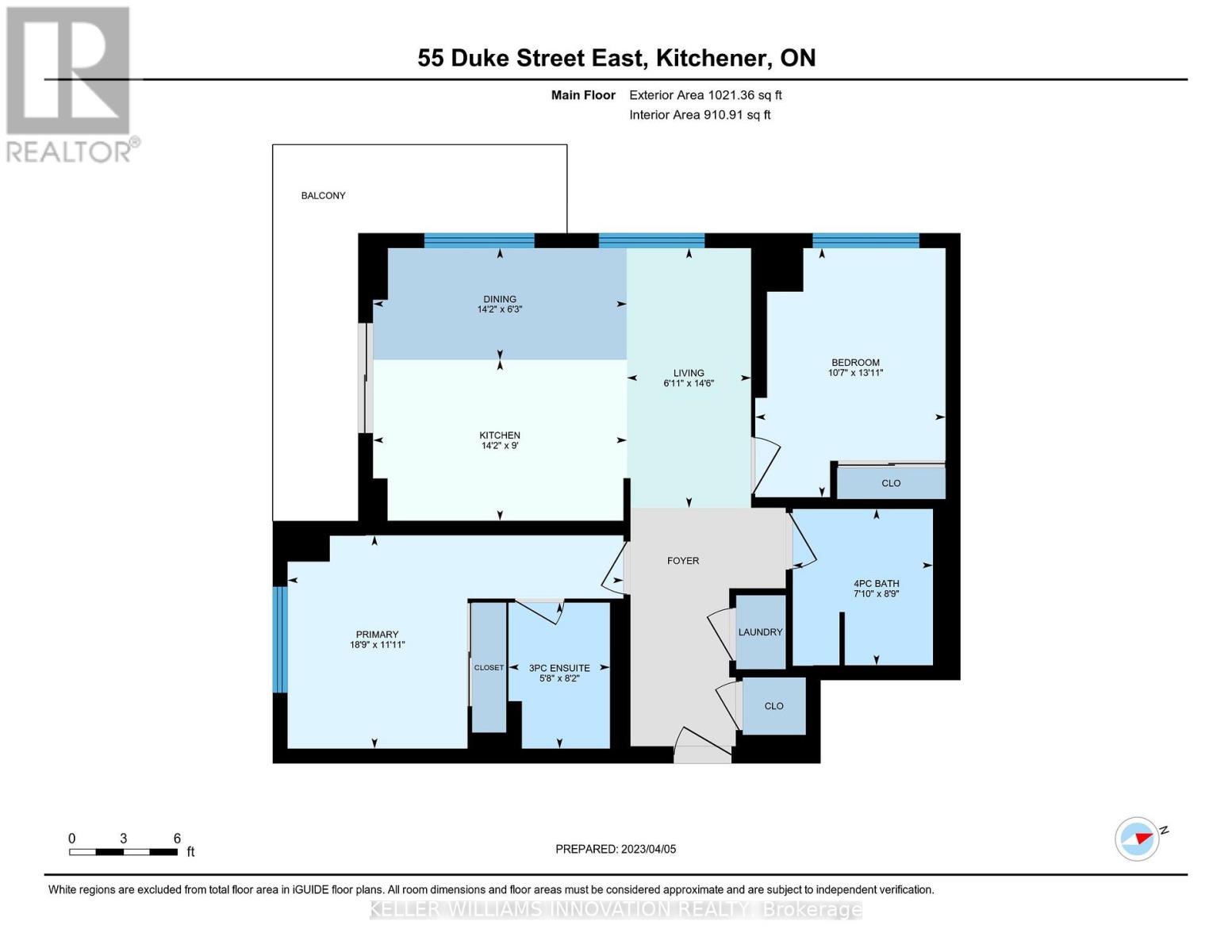 1009 - 55 Duke Street, Kitchener, Ontario  N2G 1A6 - Photo 19 - X12925696