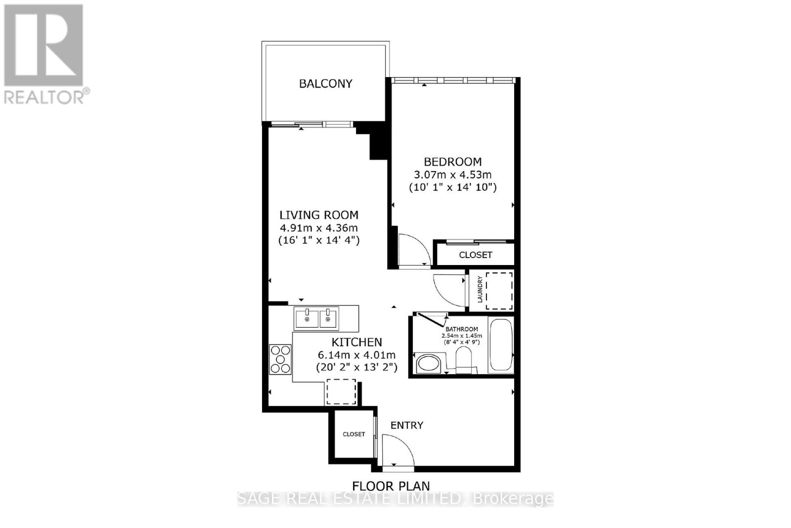 1604 - 5 Michael Power Place, Toronto, Ontario  M9A 0A3 - Photo 31 - W12926176