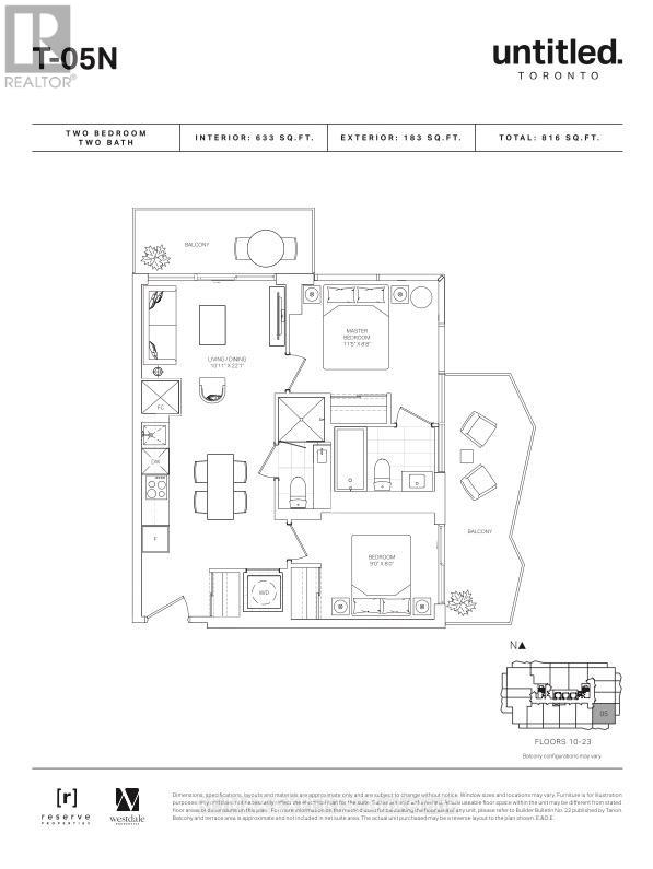 1805 - 120 Broadway Avenue, Toronto, Ontario  M4P 1V6 - Photo 2 - C12837394