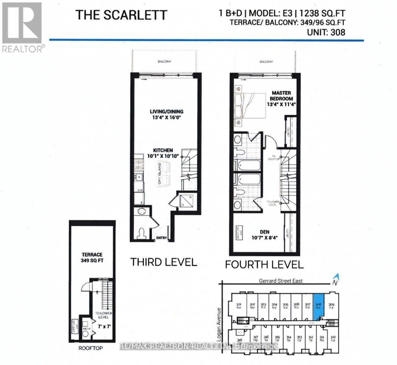 308 - 485 Logan Avenue, Toronto, Ontario  M4M 2P5 - Photo 2 - E12927492