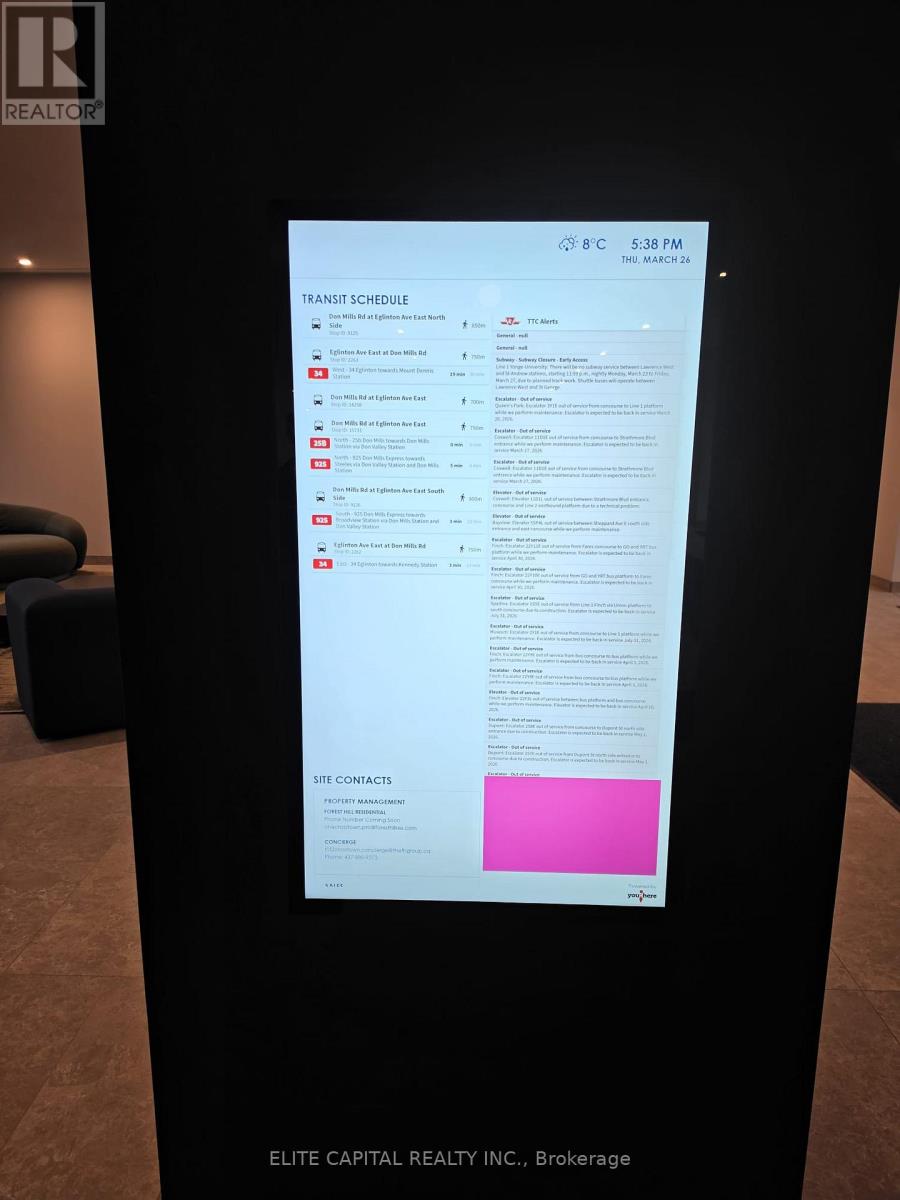 2708 - 1 Quarrington Lane, Toronto, Ontario  M3C 0S4 - Photo 8 - C12928304