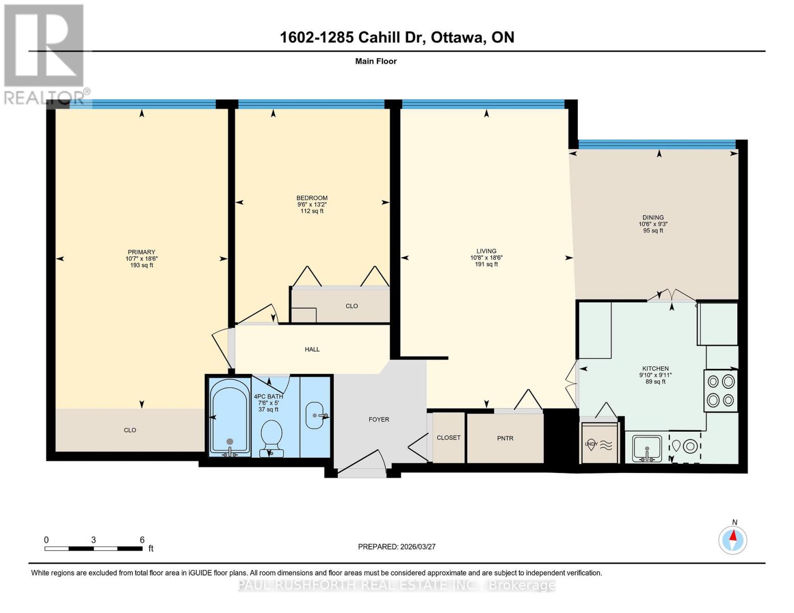 1602 - 1285 Cahill Drive, Ottawa, Ontario  K1V 9A7 - Photo 19 - X12929036
