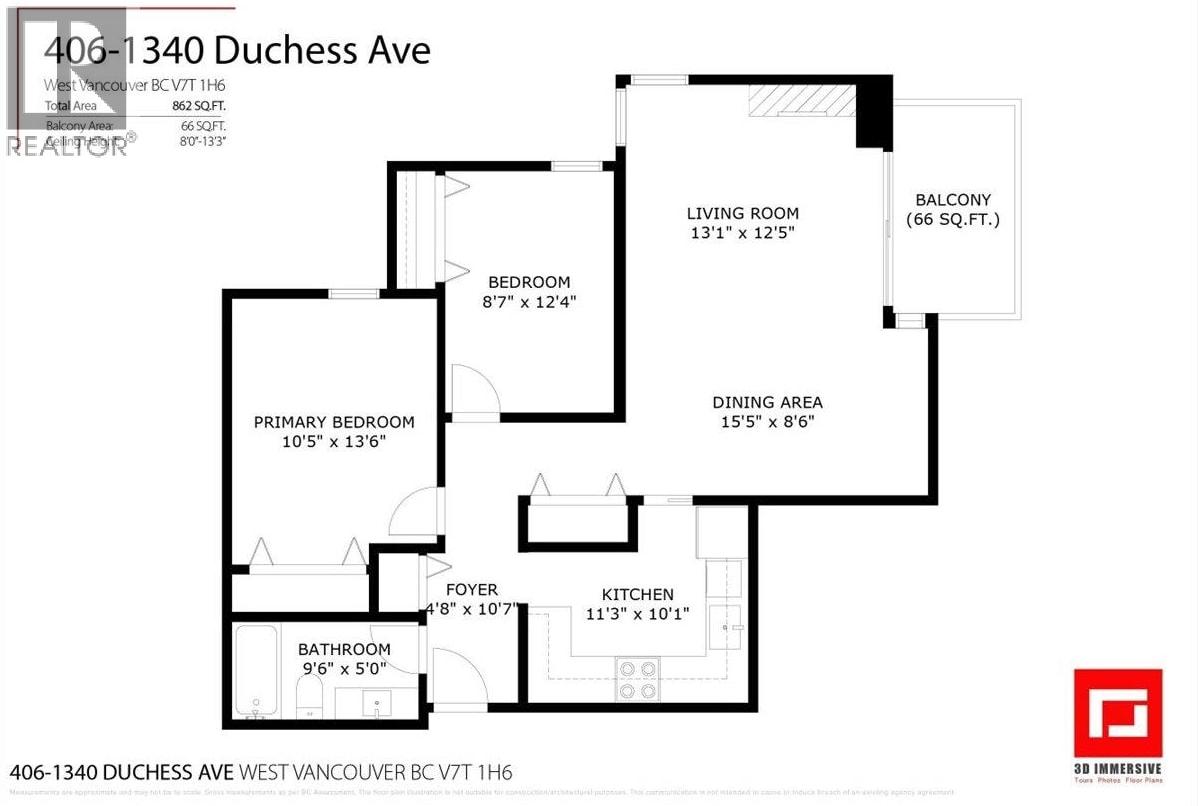 406 1340 Duchess Avenue, West Vancouver, British Columbia  V7T 1H6 - Photo 13 - R3102722