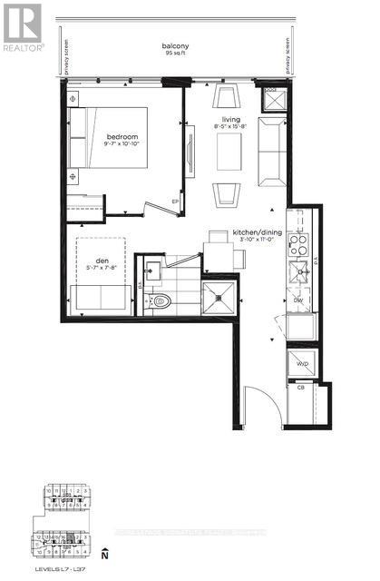 1101 - 195 Redpath Avenue, Toronto (Mount Pleasant West), Ontario  M4P 0E4 - Photo 15 - C12928986