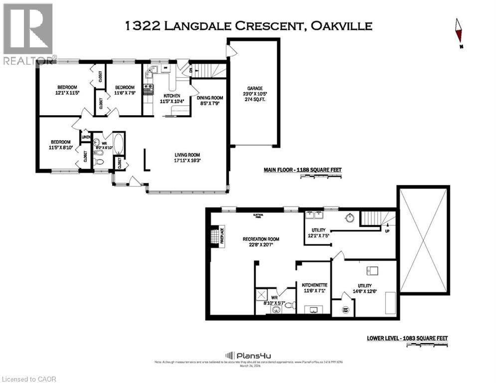 1322 Langdale Crescent, Oakville, Ontario  L6H 2K8 - Photo 36 - 40815316
