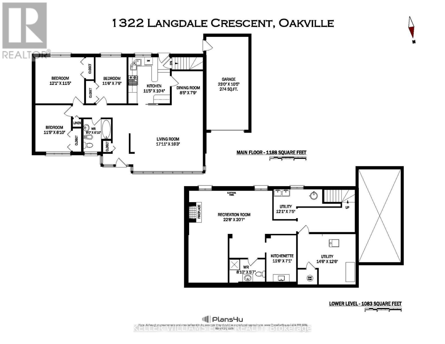 1322 Langdale Crescent, Oakville, Ontario  L6H 2K8 - Photo 36 - W12929216