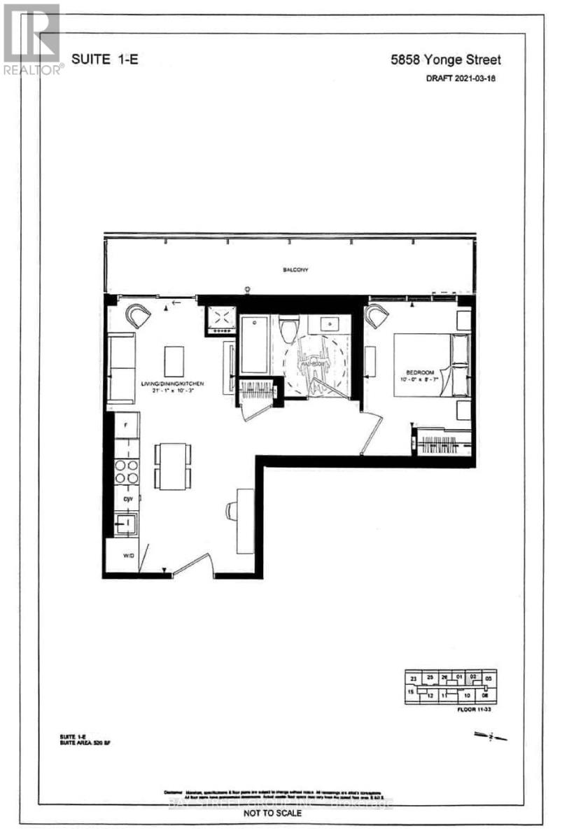 2202 - 5858 Yonge Street, Toronto (Newtonbrook West), Ontario  M2M 0C6 - Photo 8 - C12930230