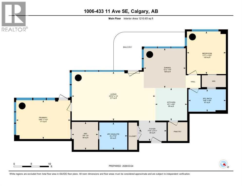 1006, 433 11 Avenue Se, Calgary, Alberta  T2G 0L7 - Photo 37 - A2295700