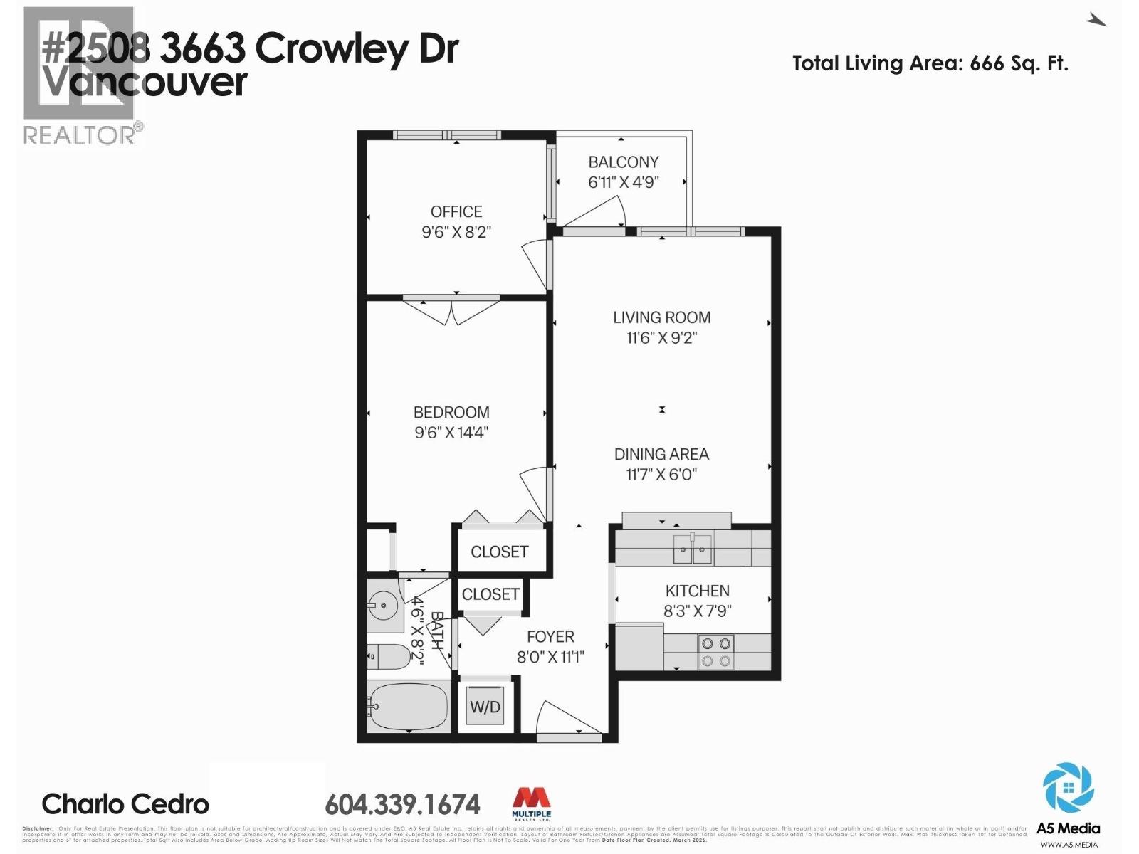 2508 3663 Crowley Drive, Vancouver, British Columbia V5R 6H4 - Photo 8 - R3102484