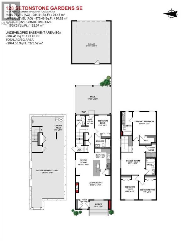 128 Setonstone Gardens SE, Calgary, Alberta  T3M 3V6 - Photo 43 - A2286474