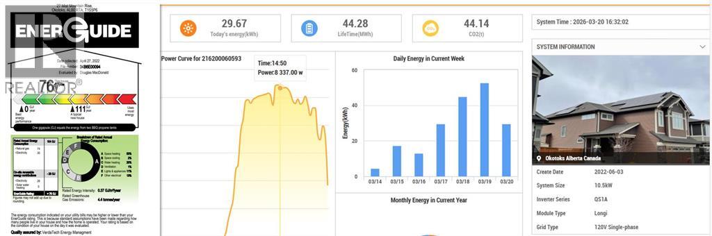 27 Mist Mountain Rise, Okotoks, Alberta  T1S 5P6 - Photo 45 - A2290063