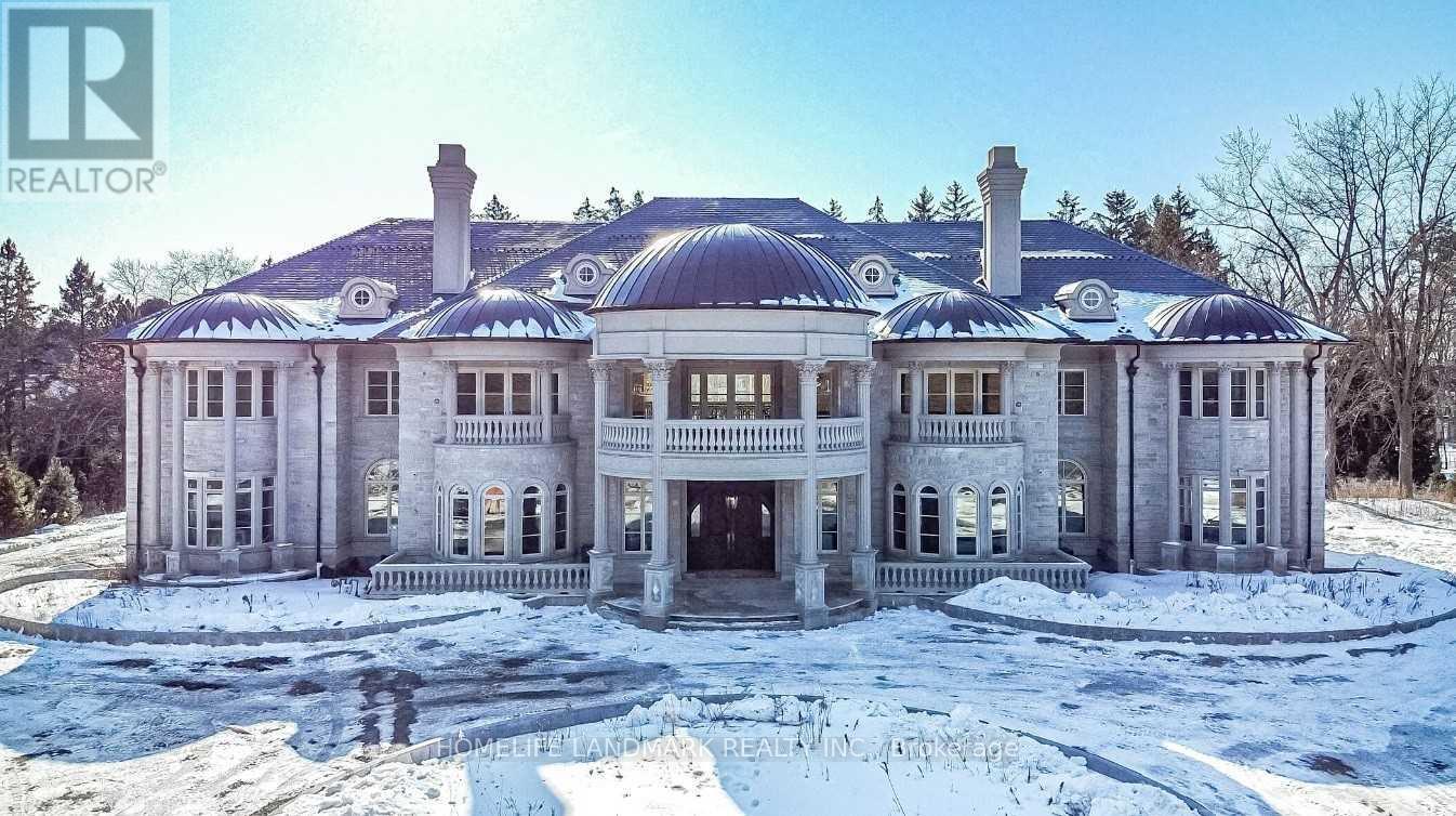 An exceptional estate in the prestigious Bridle Path, one of Canada's most exclusive enclaves, known for its grand homes, privacy, and notable residents of celebrities and high profile figures in politic and business.Set on a beautifully landscaped lot, the home offers elegant living spaces filled with natural light, designed for both everyday comfort and upscale entertaining. The main kitchen features built-in appliances and is complemented by a hidden catering kitchen, nanny's suite kitchen, and a lower-level entertaining kitchen, along with a wet bar with fridge and dishwasher.Additional highlights include custom drapery, designer light fixtures, built-in speakers, a fully equipped home theatre, steam room system, smart home automation, security cameras, central vacuum, heated driveway, full home generator, and complete pool equipment.Blending luxury, functionality, and a coveted address, this residence presents a rare opportunity in the Bridle Path. (id:48254)