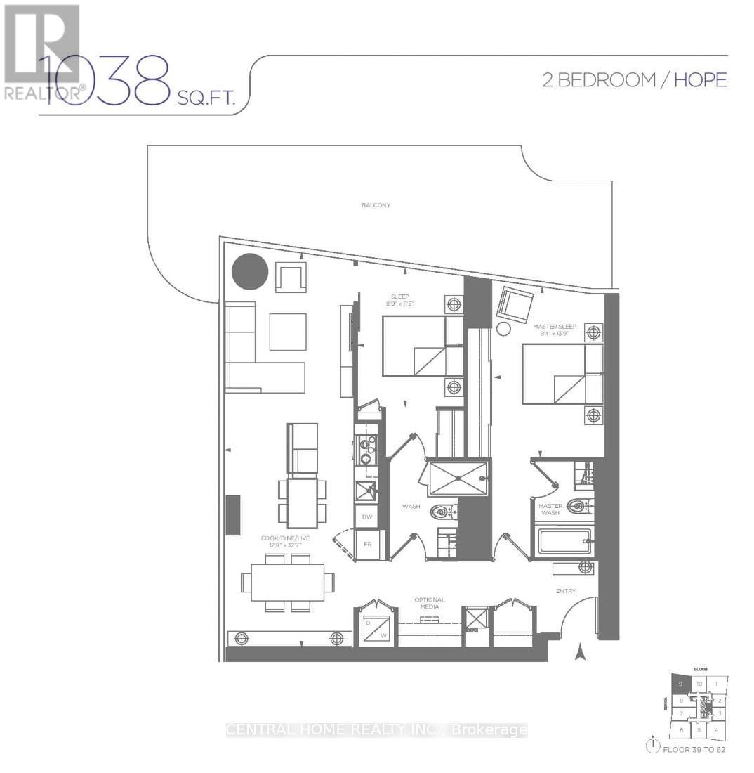 5609 - 1 Bloor Street E, Toronto, Ontario  M4W 1A9 - Photo 2 - C12933632