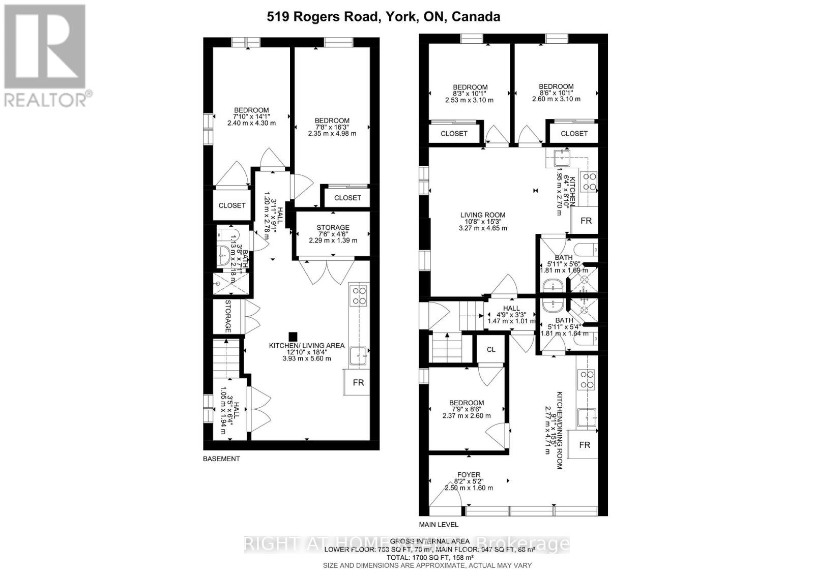 519 Rogers Road, Toronto (Keelesdale-Eglinton West), Ontario  M6M 1B4 - Photo 45 - W12935000