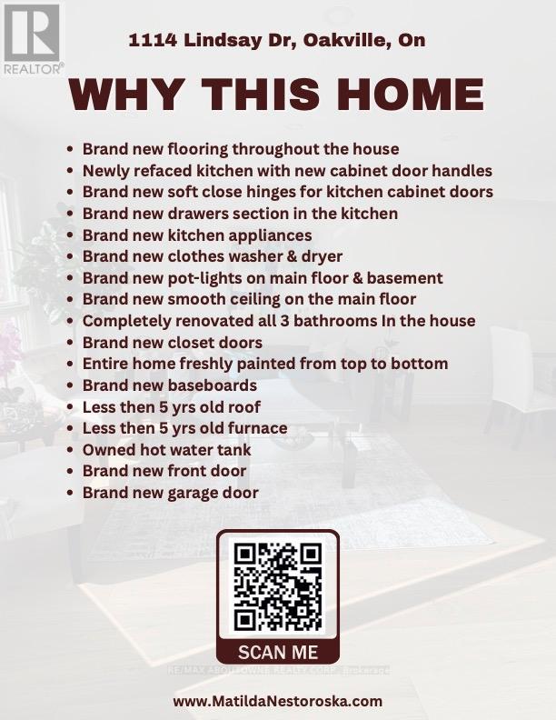 1114 Lindsay Drive, Oakville (Ga Glen Abbey), Ontario  L6M 3B4 - Photo 38 - W12921138