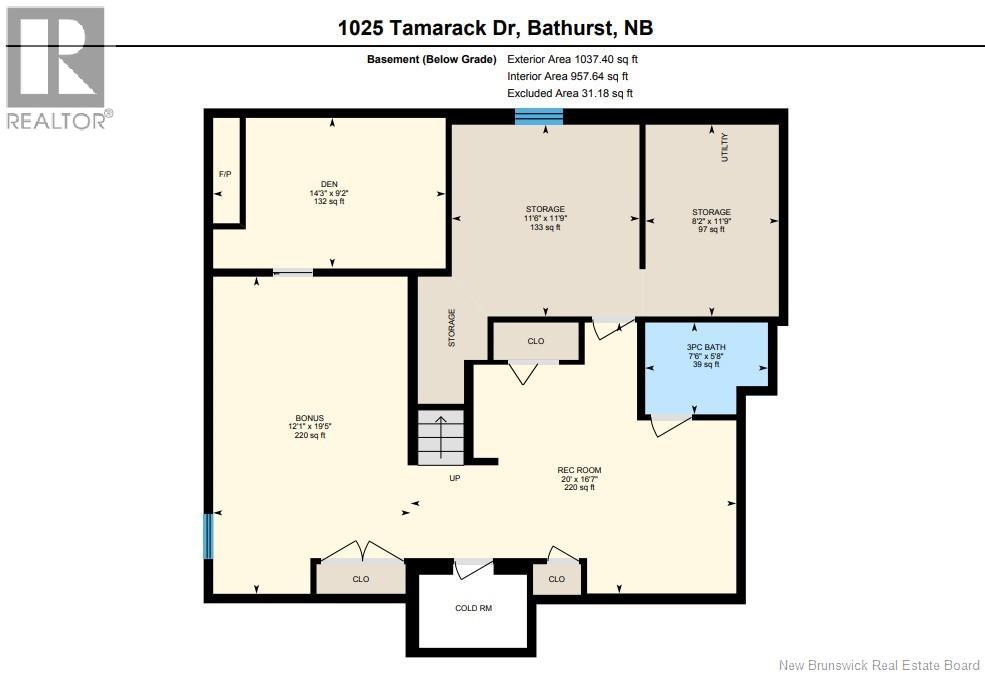 1025 Tamarack, Bathurst, New Brunswick  E2A 4G1 - Photo 45 - NB136023