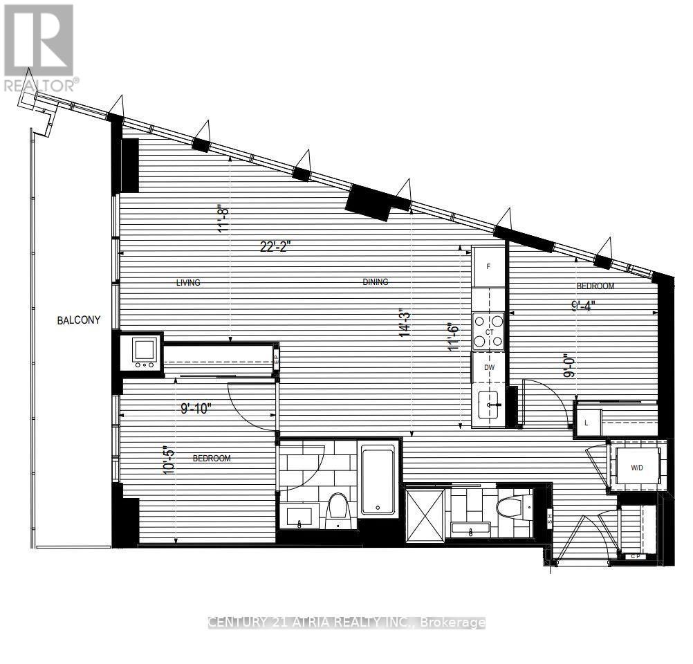 1407 - 575 Bloor Street E, Toronto, Ontario  M4W 0B2 - Photo 8 - C12936200