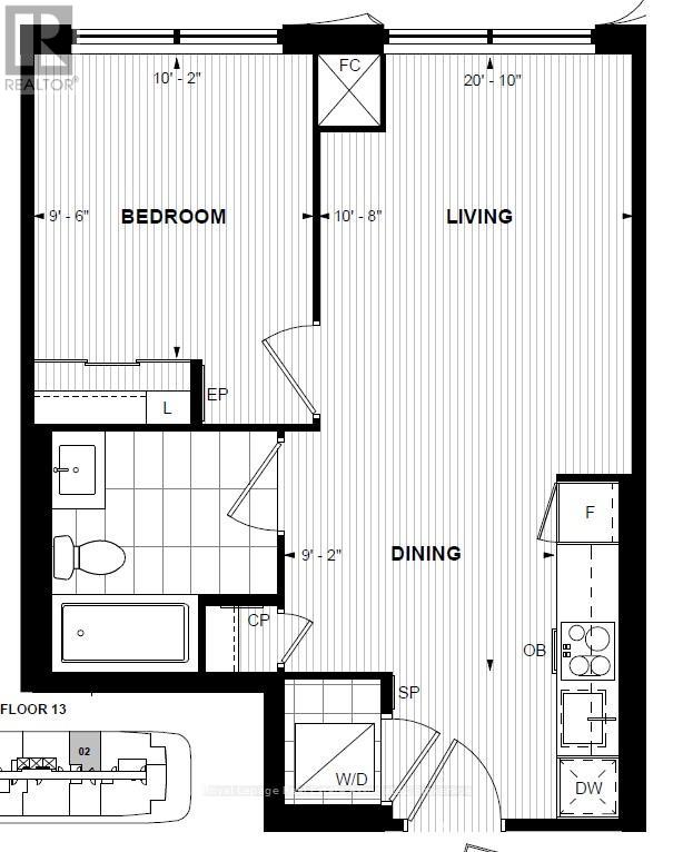 1302 - 25 Cordova Avenue, Toronto, Ontario  M9A 0E5 - Photo 19 - W12936174