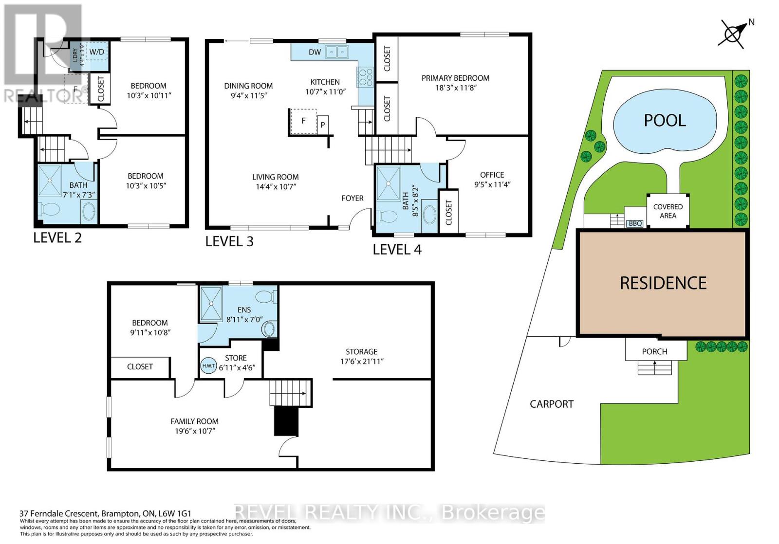 37 Ferndale Crescent, Brampton, Ontario  L6W 1G1 - Photo 32 - W12890088