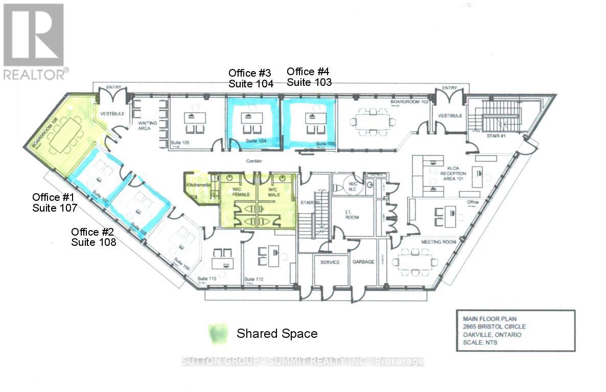 Suite 108 - 2865 Bristol Circle, Oakville, Ontario  L6H 6X5 - Photo 2 - W12937666