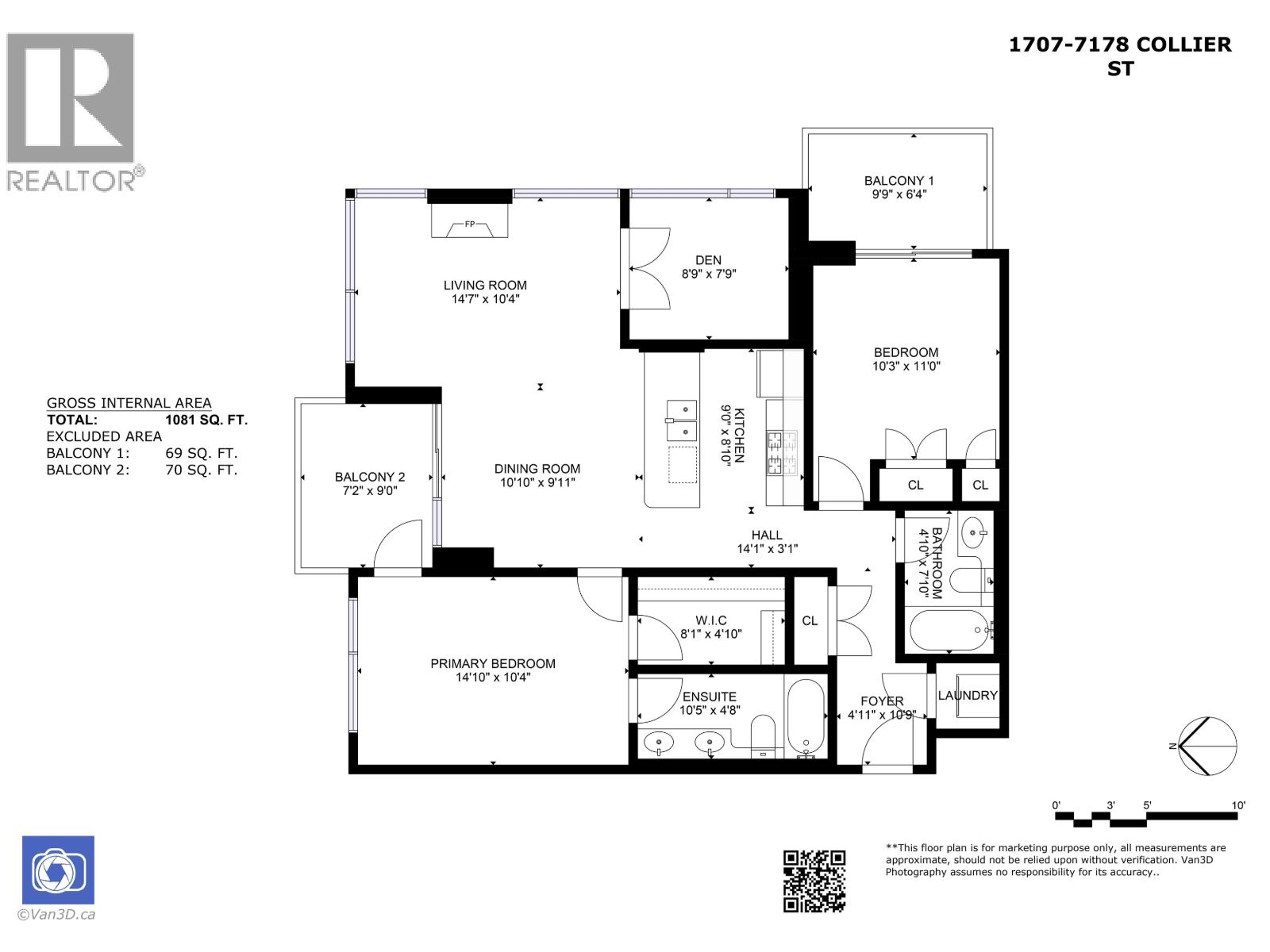 1707 7178 Collier Street, Burnaby, British Columbia  V5E 4N7 - Photo 29 - R3104951